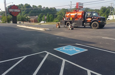 Parking lot Maintenance knoxville Tn